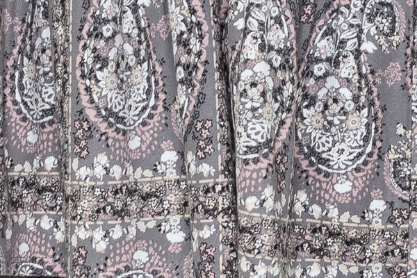 Paisley Tiered Midi Dress