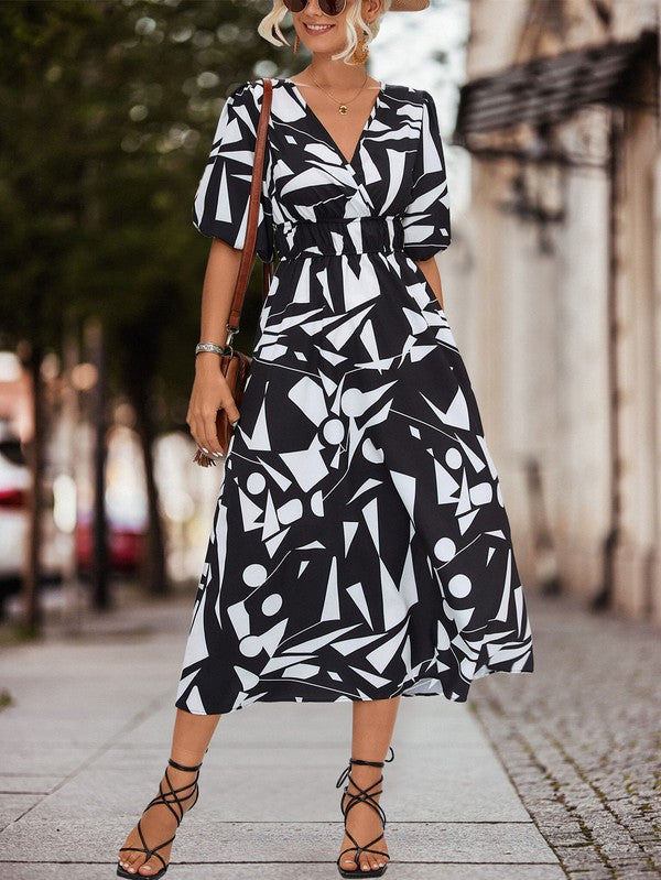 Women Printed Long Dress