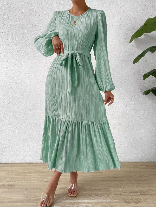 Long sleeve midi dress