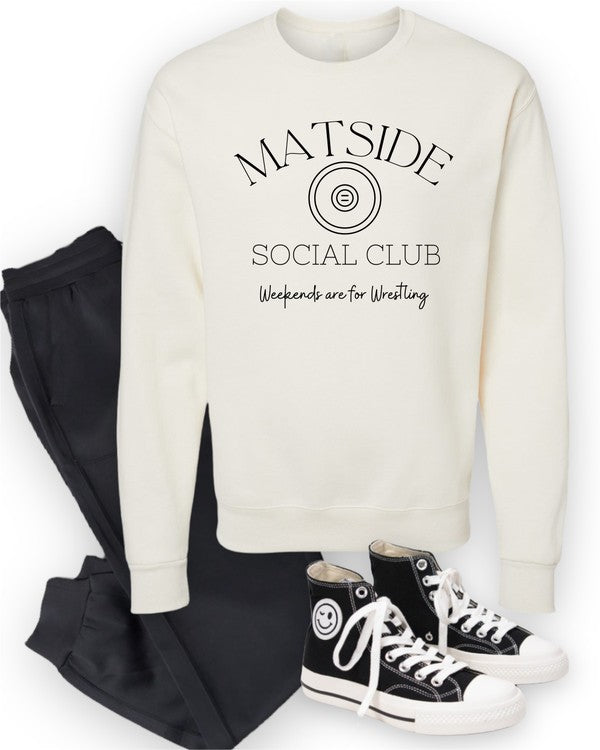 Mattside Social Club Wrestling Graphic Sweatshirt