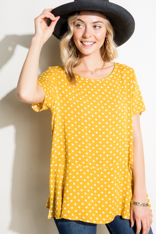 POLKA DOT TUNIC TOP