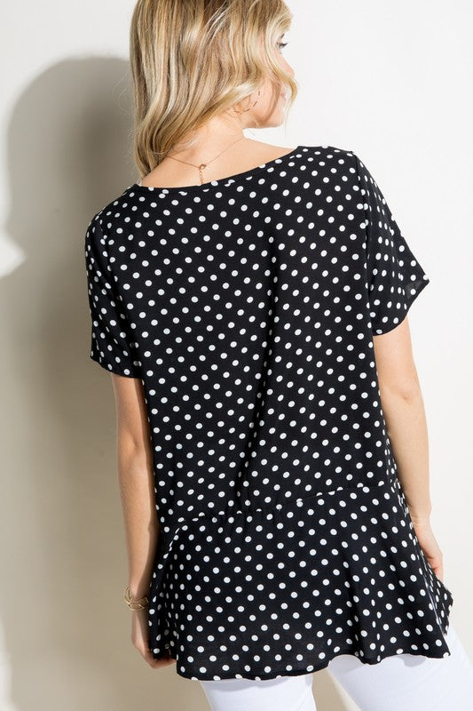 POLKA DOT TUNIC TOP