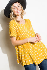 POLKA DOT TUNIC TOP