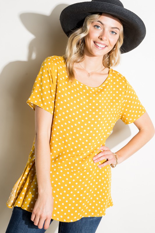 POLKA DOT TUNIC TOP