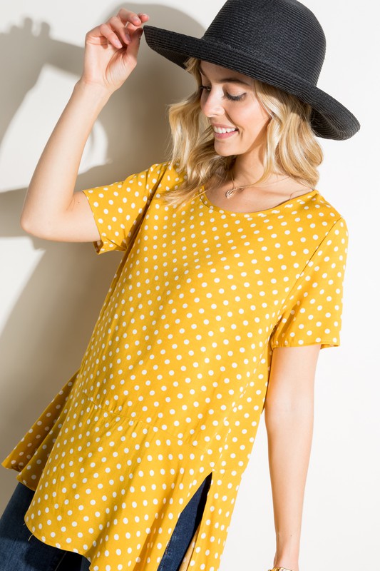 POLKA DOT TUNIC TOP