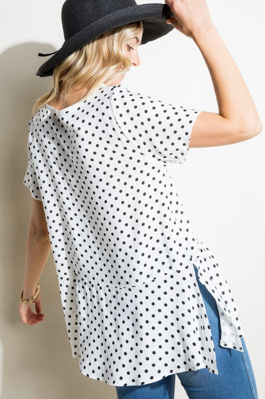 POLKA DOT TUNIC TOP