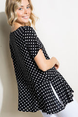 POLKA DOT TUNIC TOP