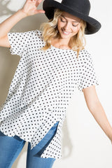 POLKA DOT TUNIC TOP